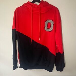 Gameday Couture Ohio State Buckeyes Colorblock Hoodie Red Black Size S